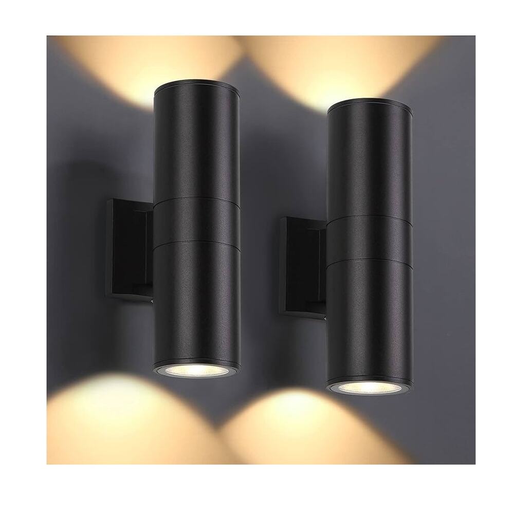 Black Outdoor Wall Lights 2 Packs